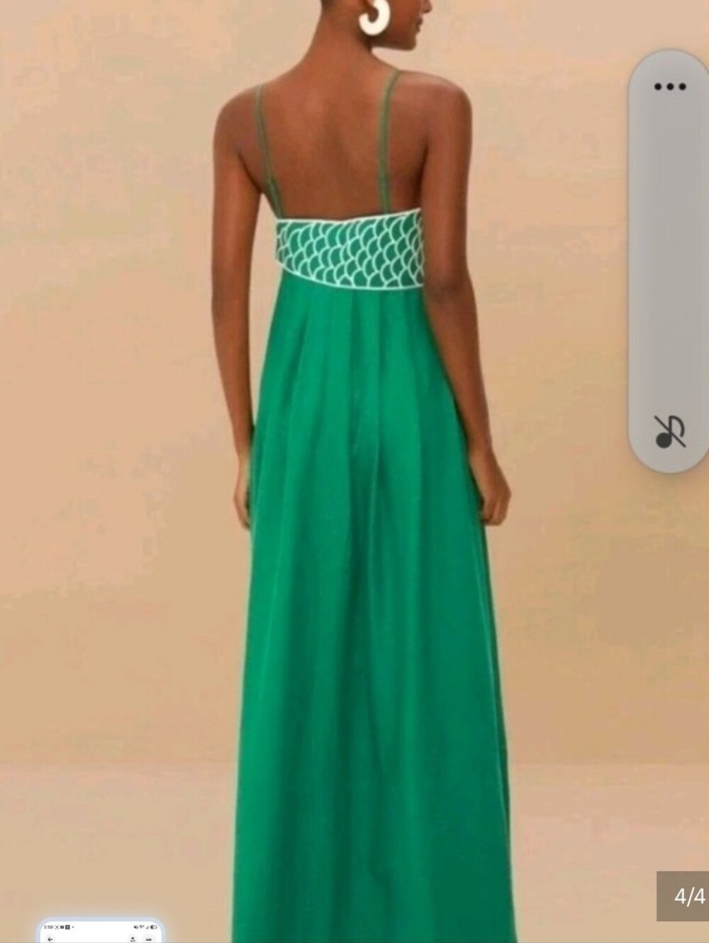Farm Rio Green Fishtop Maxidress - Picture 4 of 5